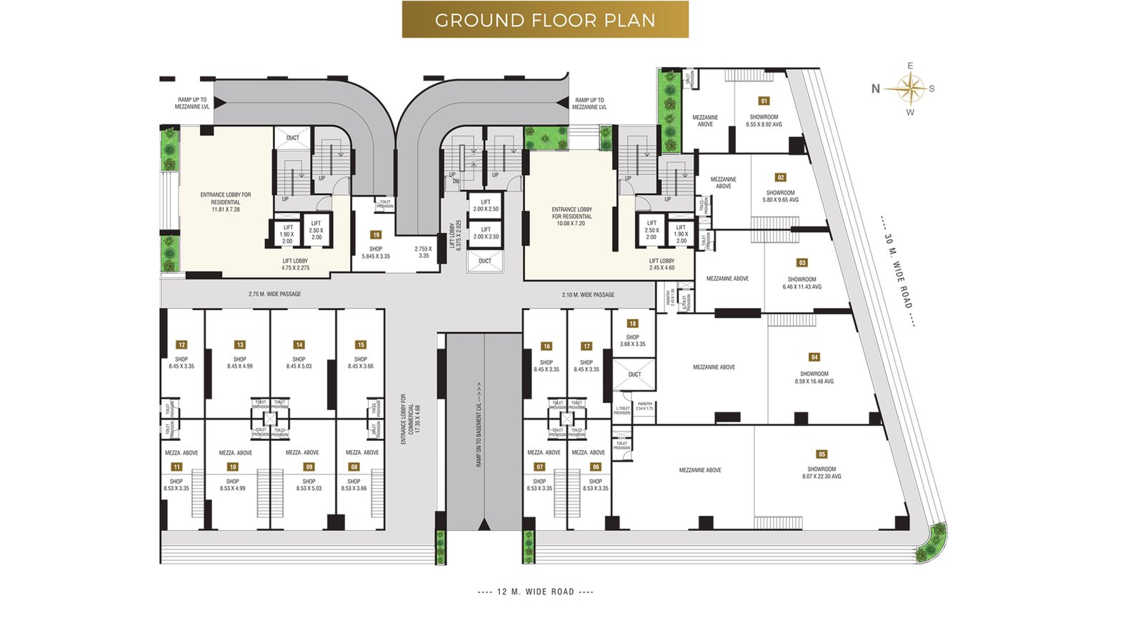 commercial floor plan Koregaon Park
