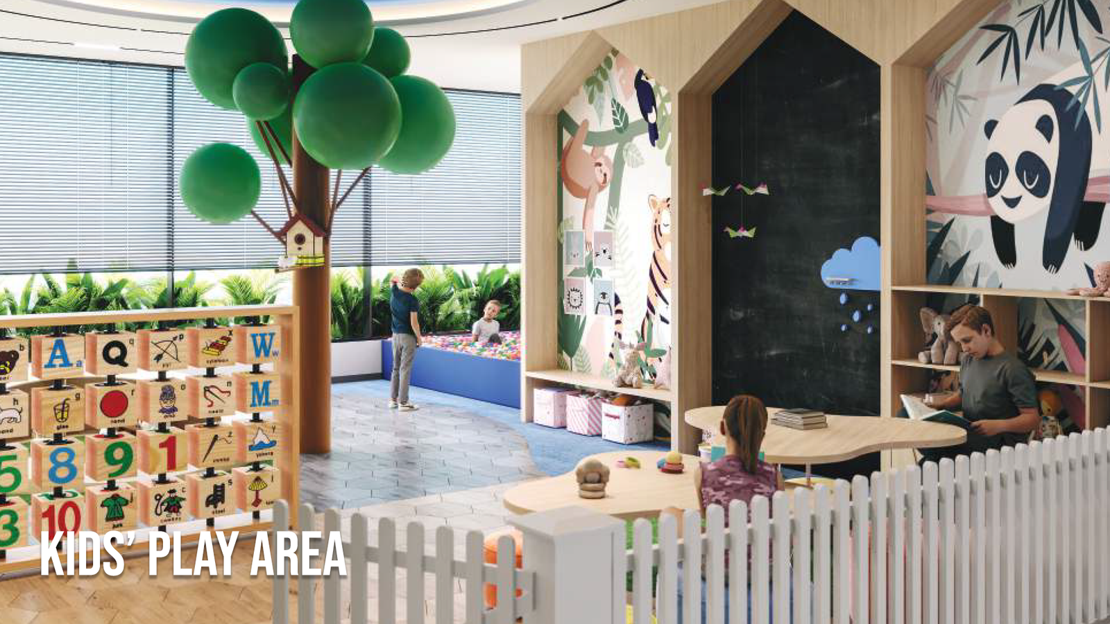 kids play area in Power Residences Koregaon Park residential amenities Pune