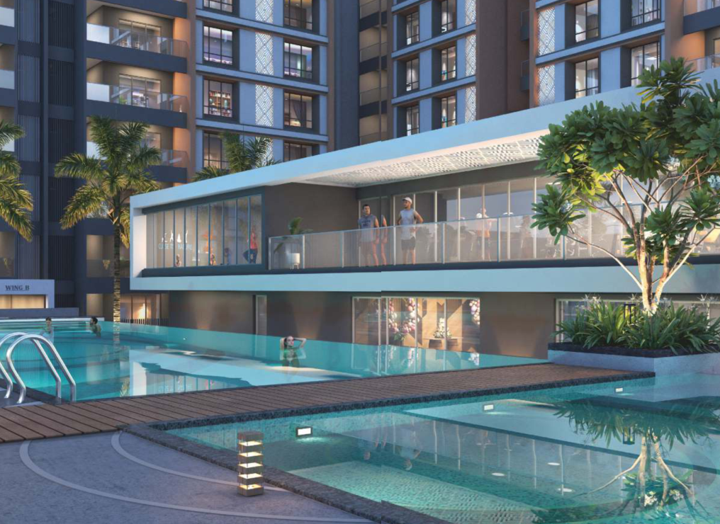 swimming pool 3 4 & 4.5 BHK flats in Viman Nagar